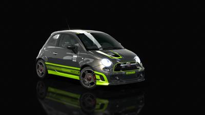 Abarth 500 730hp Street race by assettodoctor