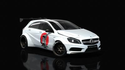 Mercedes A45 AMG gang 687 Bros
