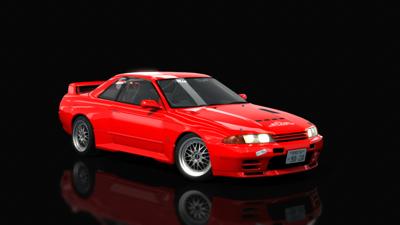 Mid Night Red Nissan Skyline GT-R BNR32