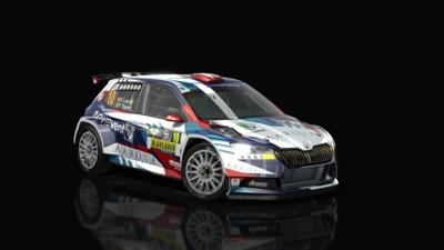 F. Loix Skoda Fabia R5 Renties Ypres Rally 2019