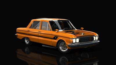 Sprint naranja y negro
