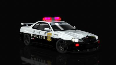 Nissan Skyline GT-R R34 Police