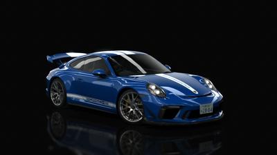 11 Blue Metallic White Stripe 2