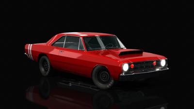 Devil Red W White stripe