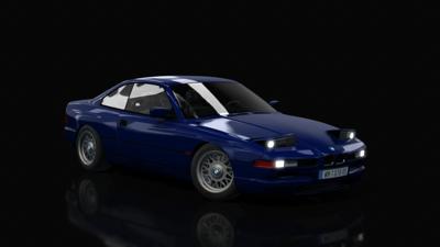 Majorette Platinum 1/18 BMW 850i 1990 – Argenté – Réf 4408 – Occasion