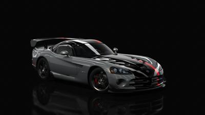 Viper Silver Red Stripe
