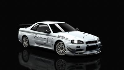 Nissan Mine's R34 Skyline GT-R