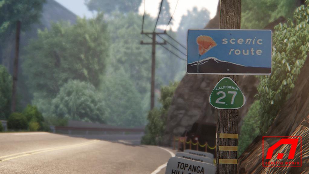Topanga Canyon 04 Race Track Mod Assetto World
