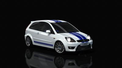 9_Frozen_White - Blue Stripes