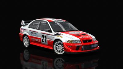 Mitsubishi Lancer Evolution VI Komvet Rally