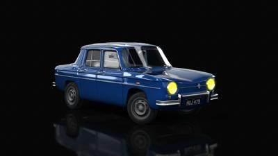 Renault R8 Gordini 1100 2 Phares - Solido échelle 1/8, état Comme Neuf