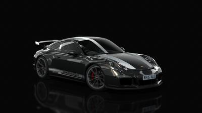 14 Black Silver Stripe