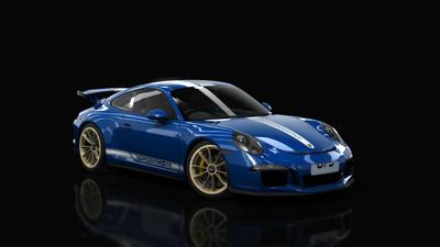 19 Blue Metallic White Stripe 2