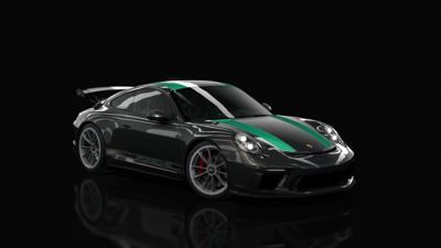 06 Black Green Stripe
