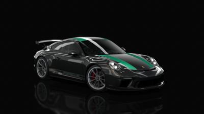 06 Black Green Stripe