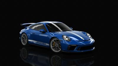 11 Blue Metallic White Stripe 2