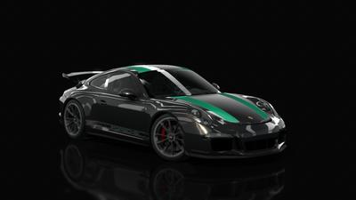 13 Black Green Stripe