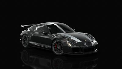 14 Black Silver Stripe