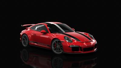 22 Carmine Red Black Stripe