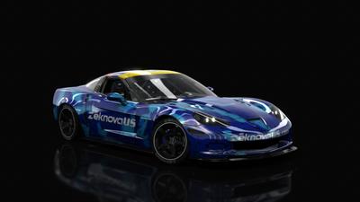 Chevrolet Corvette Luis Lanz #8 Zeknova Manga C6