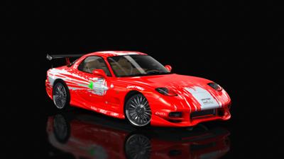 Mazda RX-7 Toretto from the fast and the furious