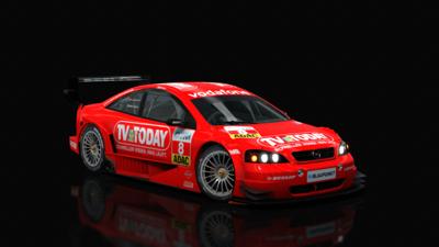 QQ SCX SCALEXTRIC 6113 OPEL ASTRA DTM #18 MENU OPEL SERVICE FIT