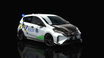 Polis Myvi Type R Test