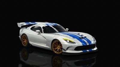 34_white_blue_stripes_gold_rims