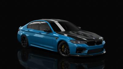 Rocks Blue Metallic