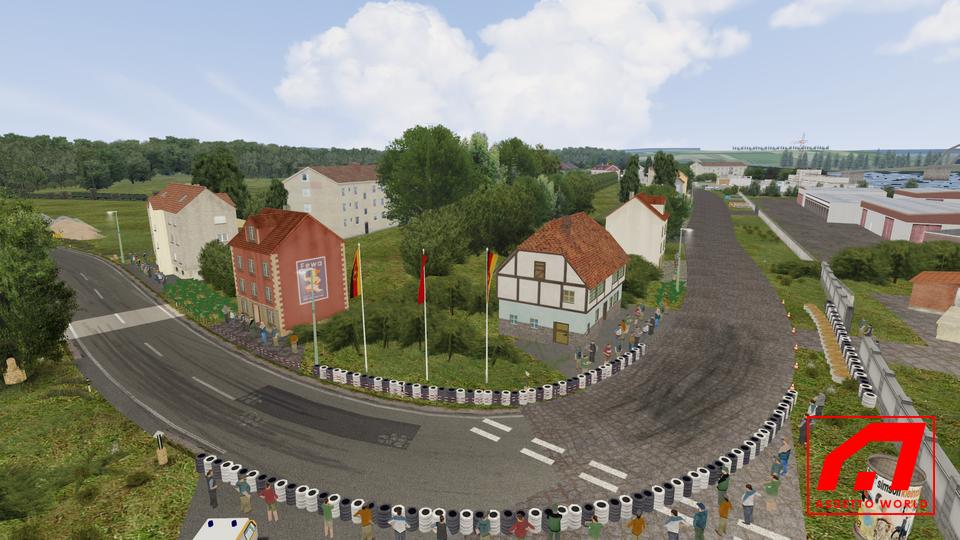 Rostock osthafenkurs track mod assetto world