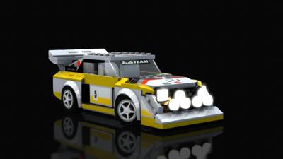Audi Quattro S1 Lego