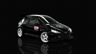 Peugeot 206 Rc swap V6 turbo