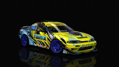 Nissan 240SX #118 Hohnadell-Huddy Racing Rain-X/Permatex/Nexen/ 1995
