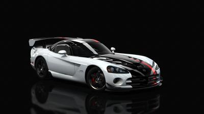 Viper White Red Stripe