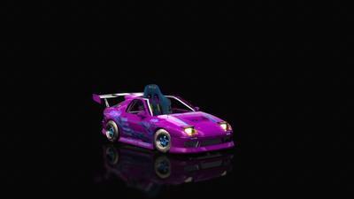 Mazda FC RX-7 Drift Go Kart chl tuned