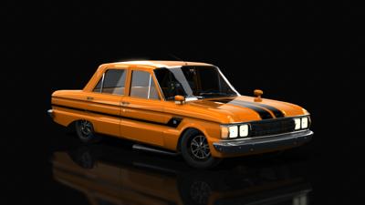 Sprint naranja y negro