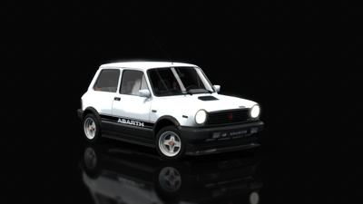 Bianco Abarth Nero
