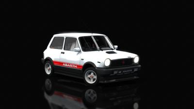 Bianco Abarth Rosso