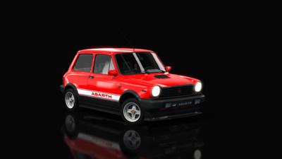 Rosso Abarth Bianco