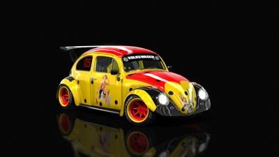 Beetle yellow beatch
