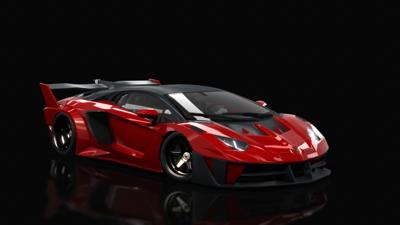 LB ★ Silhouette Lamborghini Aventador GT EVO