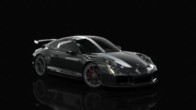 14 Black Silver Stripe
