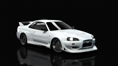 Nissan Veilside Street Drag R34 GT-R