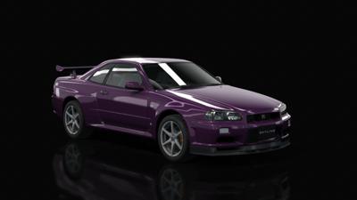 Nissan Skyline GT-R Series I V-Spec Limited Color Midnight Purple II 1999 (R34)